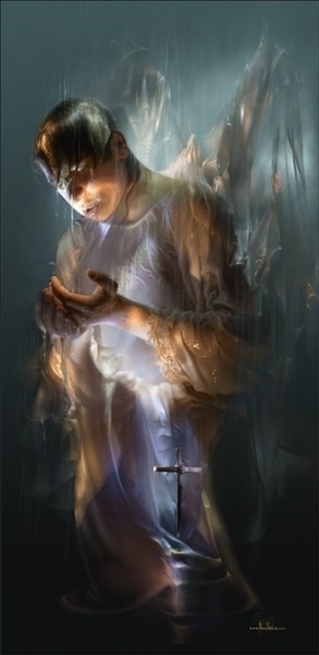 Fotografie mit dem Titel "Falling" von Horyma, Original-Kunstwerk, Light Painting