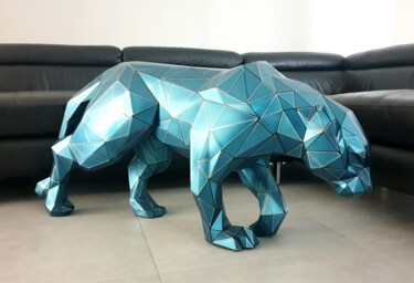 Sculpture titled "XL rehtnaP - 1m20" by Hoze, Original Artwork, Resin
