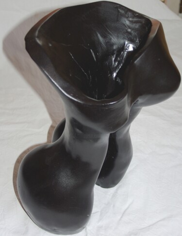 Скульптура под названием "Kboss" - Xavier Houdayer, Подлинное произведение искусства, Глина