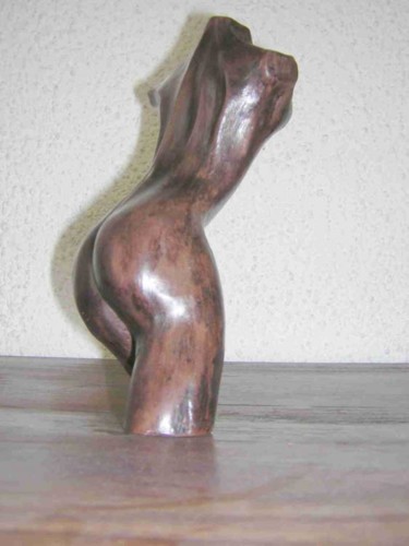 Sculpture titled "présence" by Xavier Houdayer, Original Artwork, Casting