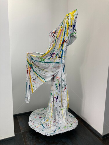 Skulptur mit dem Titel "La danseuse" von Sarah Houry, Original-Kunstwerk, Zement