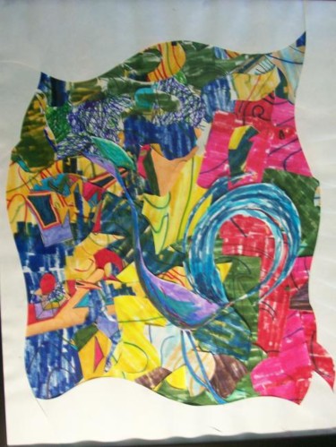 Digital Arts titled "abstract jungle bird" by Michael Houston, Original Artwork