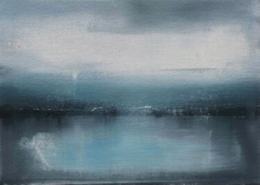 Malerei mit dem Titel "Nocturne in Winter'…" von Howard Sills, Original-Kunstwerk, Öl