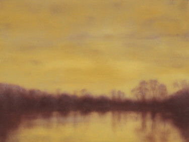 绘画 标题为“Yellow Evening Light” 由Howard Sills, 原创艺术品, 油