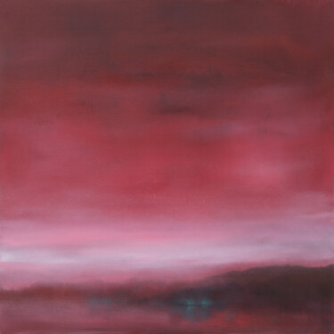 Peinture intitulée "Lakeside Quietude" par Howard Sills, Œuvre d'art originale, Huile