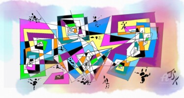 Цифровое искусство под названием "diversité" - Jen Simba Ka J. S. K, Подлинное произведение искусства, Цифровая живопись
