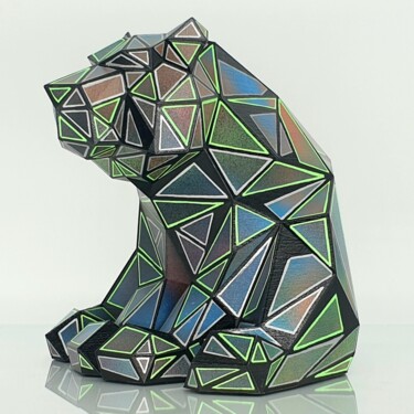 Sculpture intitulée "noisolplxE" par Hoze, Œuvre d'art originale, Pâte polymère