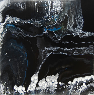 Peinture intitulée "Ice Melt" par Heather Prall, Œuvre d'art originale, Acrylique Monté sur Châssis en bois