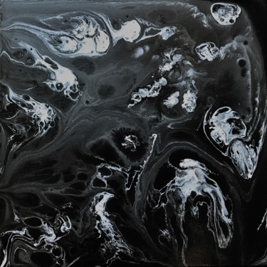 Картина под названием "Delirium" - Heather Prall, Подлинное произведение искусства, Акрил Установлен на Деревянная рама для…