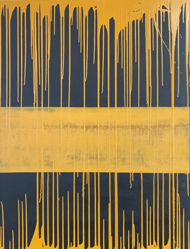 Картина под названием "Within" - Heather Prall, Подлинное произведение искусства, Акрил Установлен на Деревянная рама для но…