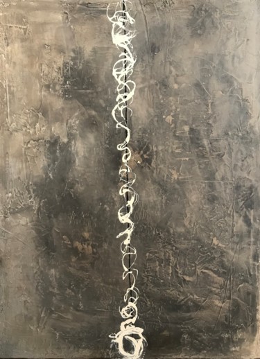 Peinture intitulée "Rustic Edge" par Heather Prall, Œuvre d'art originale, Acrylique