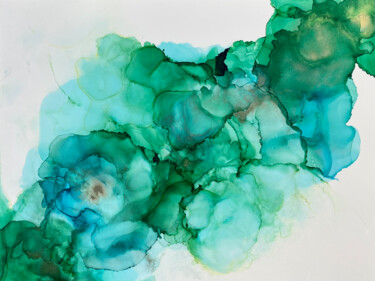Картина под названием "The Eye" - Heather Prall, Подлинное произведение искусства, Чернила Установлен на Другая жесткая пане…