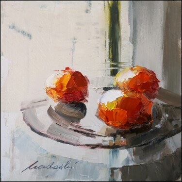 Malarstwo zatytułowany „Mandarins 2” autorstwa Kazimierz Mordarski, Oryginalna praca, Olej