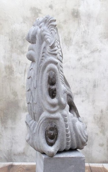 Sculptuur getiteld "Mi Vida Loca" door Paul Holbrecht, Origineel Kunstwerk, Steen