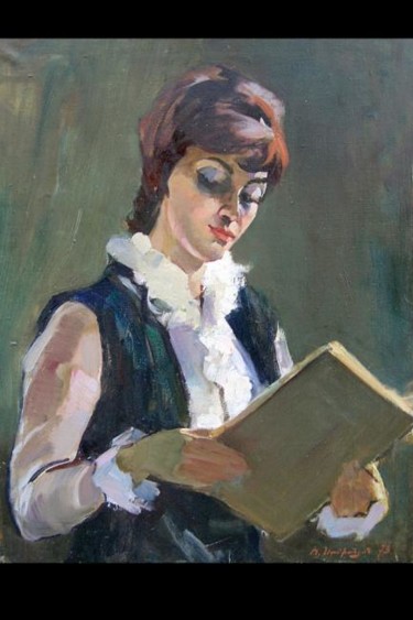 Painting titled "Singer Melanya Abov…" by Hrant Stepanyan, Original Artwork