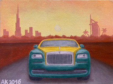 Sun of the Middle East Peinture intitulée "Sun of the Middle E…" par Anastasia Kurganova, Œuvre d'art originale, Huile