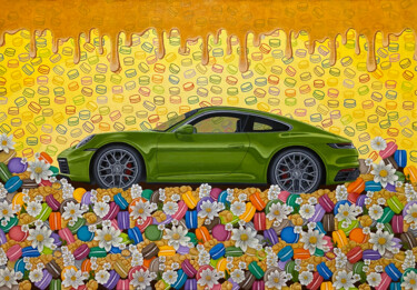 Pintura titulada "Sweet Drive" por Anastasia Kurganova, Obra de arte original, Oleo