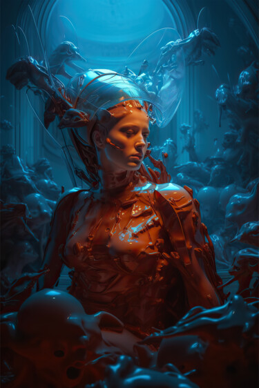 Digital Arts titled "beyond the eternal…" by Hrmny_25, Original Artwork, AI generated image