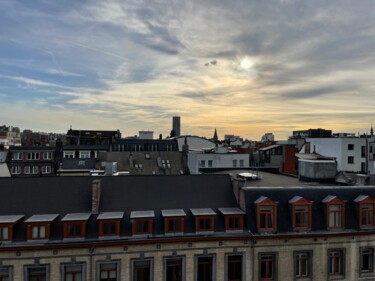 Photography titled "Bxl roof top" by Phrevt H, Original Artwork, Non Manipulated Photography