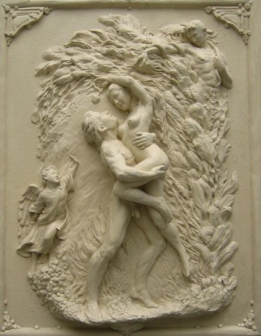 雕塑 标题为“Eva y Adán” 由Hernando Sánchez, 原创艺术品