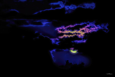 Photography titled "Witches Moon" by Travis Burgess, Original Artwork, Digital Photography