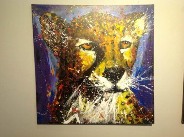 Painting titled "panther.jpg" by Huang Fengrong, Original Artwork