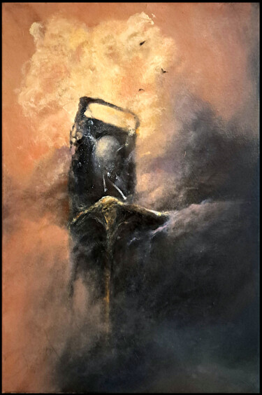 Painting titled "BEZ TYTULU" by Hubert Jabłoński, Original Artwork, Oil