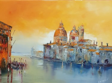 Peinture intitulée "Venise" par Hubert Labatut, Œuvre d'art originale, Huile