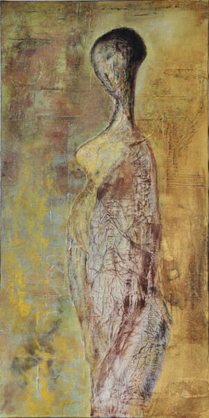 Peinture intitulée "féminité" par Véronique Huchet, Œuvre d'art originale, Acrylique Monté sur Châssis en bois