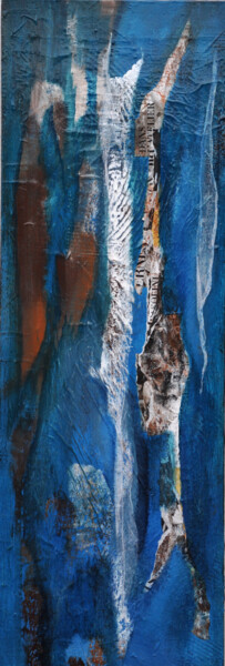 Pintura titulada "ecorce" por Véronique Huchet, Obra de arte original, Acrílico Montado en Bastidor de camilla de madera