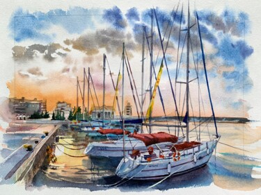 Morning light/Утренний свет Картина под названием "Morning light/Утрен…" - Irina Ageeva-Usova, Подлинное произведение искусства, Акварель