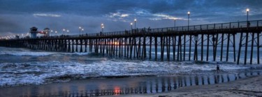 Photography titled "Oceanside Pier at S…" by Hugh Smith, Original Artwork