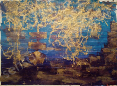 N°4 Peinture intitulée "N°4" par Hugo Artman, Œuvre d'art originale, Acrylique