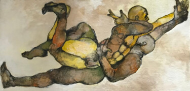 Tango Peinture intitulée "Tango" par Hugo Bartoli, Œuvre d'art originale, Huile