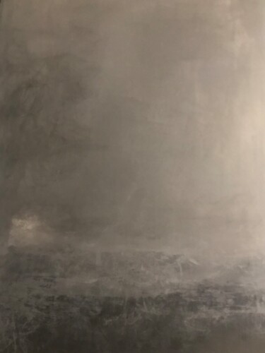 Malerei mit dem Titel "Nuit et brouillard" von Hugo Bartoli, Original-Kunstwerk, Acryl