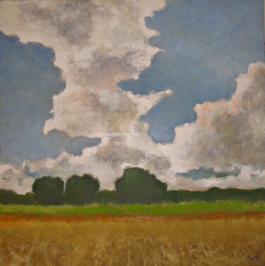 Painting titled "Horizon" by Hugo Bartoli, Original Artwork, Oil