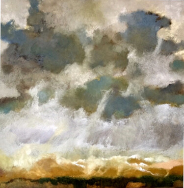 Painting titled "Storm" by Hugo Bartoli, Original Artwork, Oil
