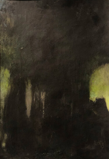 Peinture intitulée "La lumière des arbr…" par Hugo Bartoli, Œuvre d'art originale, Acrylique