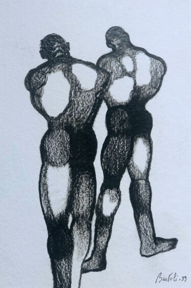 Dibujo titulada "You and I in the un…" por Hugo Bartoli, Obra de arte original, Acrílico