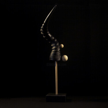 Sculpture intitulée "Equilibre N°10" par Hugo Brissaud, Œuvre d'art originale, Bois