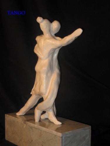Sculpture titled "Tango (2)" by Hugo Ruggiero "Hr", Original Artwork, Ceramics