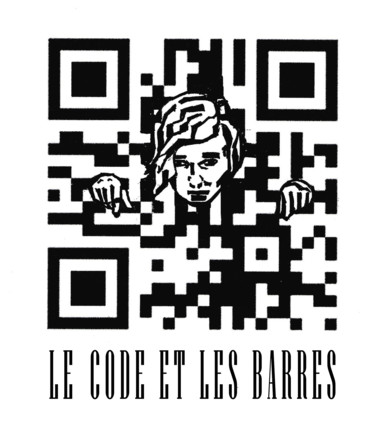 Arts numériques intitulée "Le code et les barr…" par Hugues Elbe, Œuvre d'art originale, Travail numérique 2D