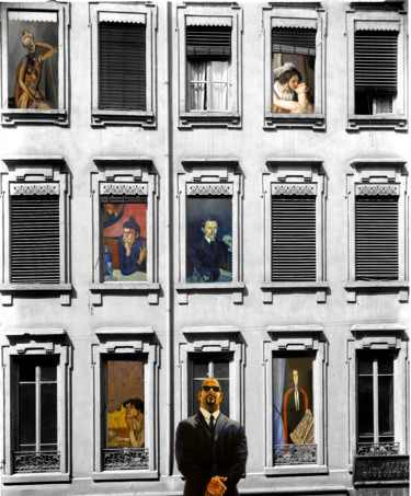 Arts numériques intitulée "Fenêtres 2020" par Hugues Elbe, Œuvre d'art originale, Photo montage