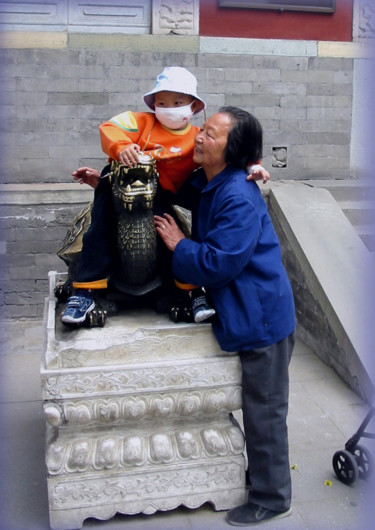 Fotografie mit dem Titel "Pékin 2005" von Hugues Elbe, Original-Kunstwerk, Nicht bearbeitete Fotografie