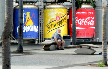 Arts numériques intitulée "Gavage" par Hugues Elbe, Œuvre d'art originale, Photo montage