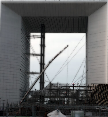 Photography titled "La Défense 10 2022…" by Hugues Elbe, Original Artwork, Digital Photography