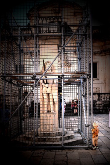 Photographie intitulée "Histoire de cage" par Hugues Elbe, Œuvre d'art originale, Photographie numérique