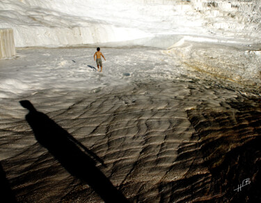 Fotografie mit dem Titel "Pamukkale 08 2012 a" von Hugues Elbe, Original-Kunstwerk, Digitale Fotografie