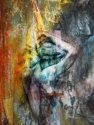 Peinture intitulée "FéeLine" par Hugues Boucry, Œuvre d'art originale, Acrylique