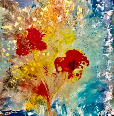 Peinture intitulée "Eclosion" par Hugues Boucry, Œuvre d'art originale, Acrylique